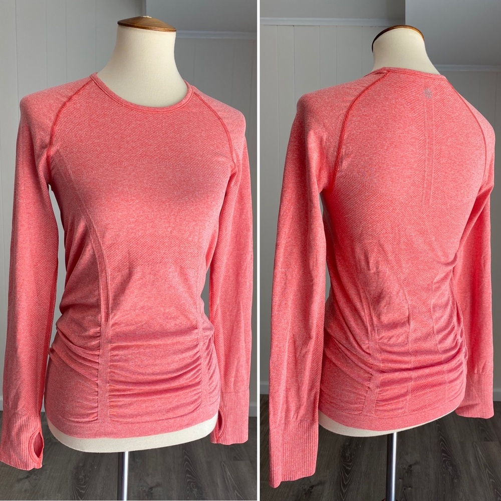 NWOT Grapefruit Pink ATHLETA Tech Long Sleeve Sm